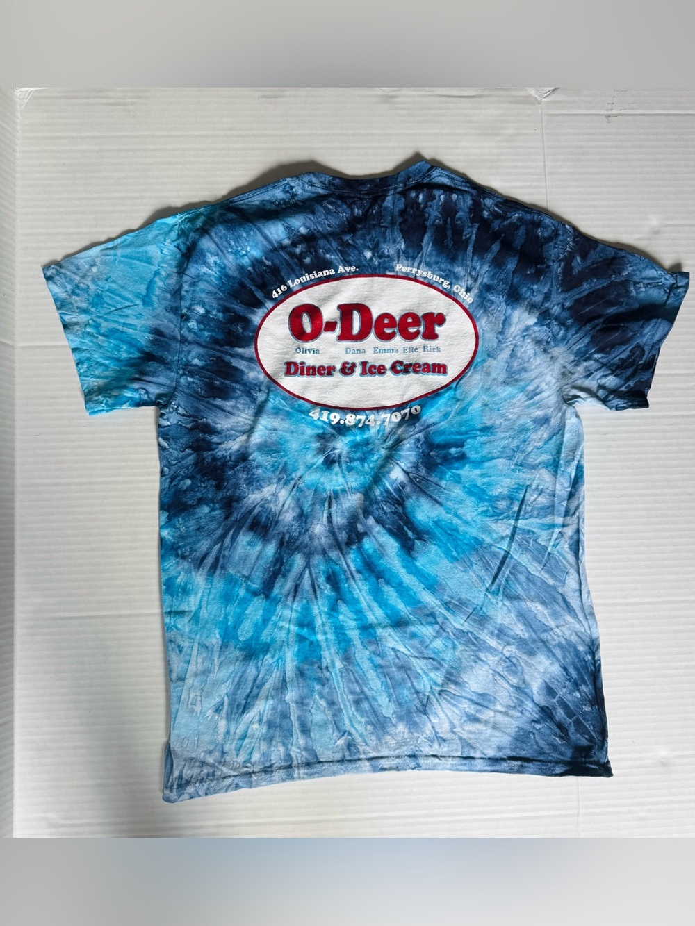 Fun Groovy Tie-Dyed TShirt. Unisex: M